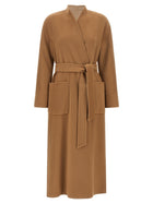 Max Mara Studio Nodo Reversible Coat Beige