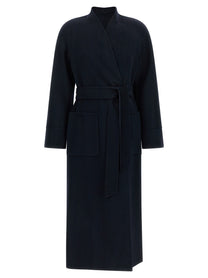 Max Mara Studio Nodo Reversible Coat Gold