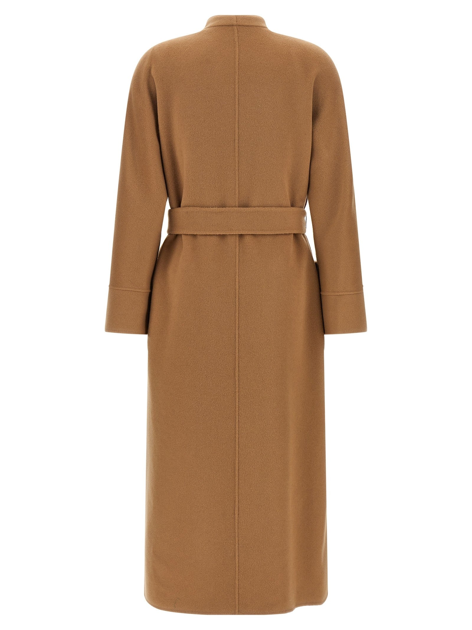 Max Mara Studio Nodo Reversible Coat Beige