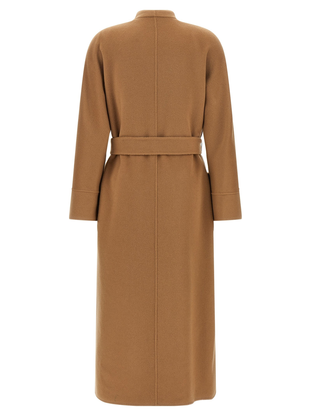 Max Mara Studio Nodo Reversible Coat Beige, view 3