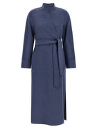 Max Mara Studio Nodo Reversible Coat Gold, view 2