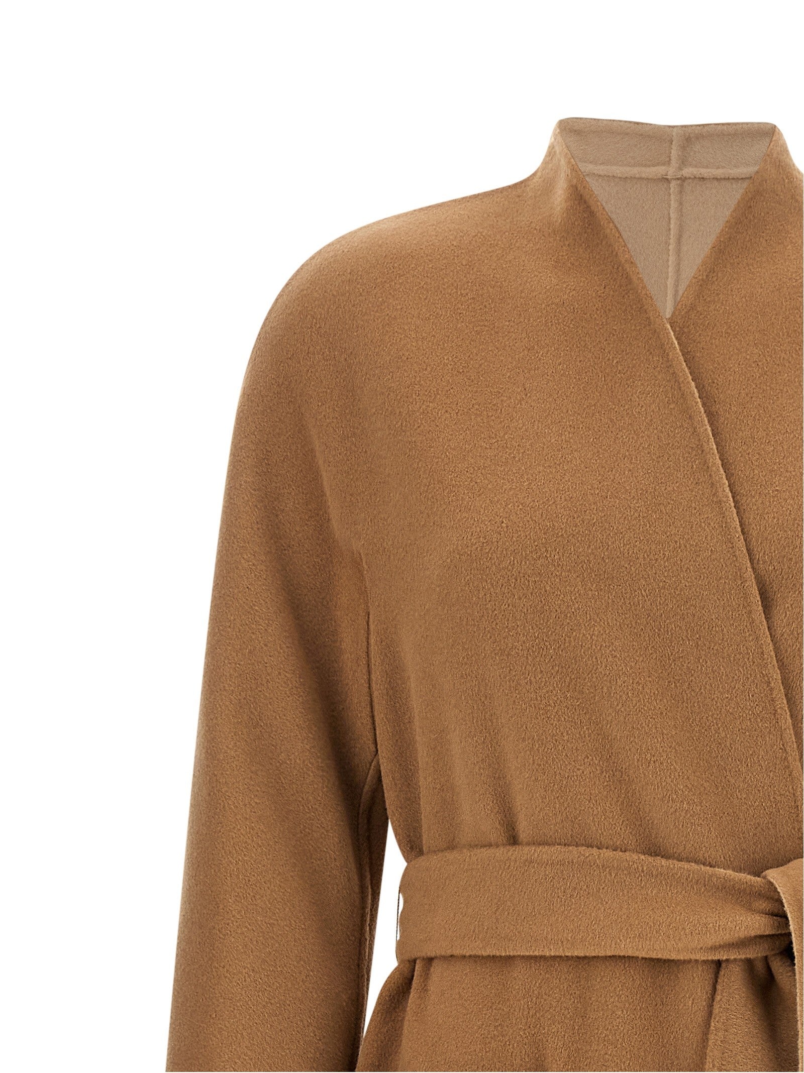 Max Mara Studio Nodo Reversible Coat Beige