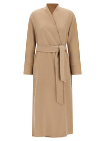 Max Mara Studio Nodo Reversible Coat Beige