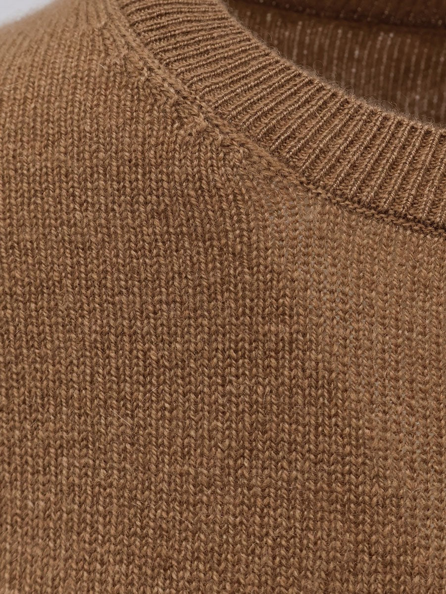 The Row Women's Noler Cashmere Sweater Beige