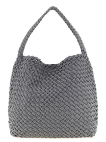 NAGHEDI Nomad Medium Shoulder Bag Grey