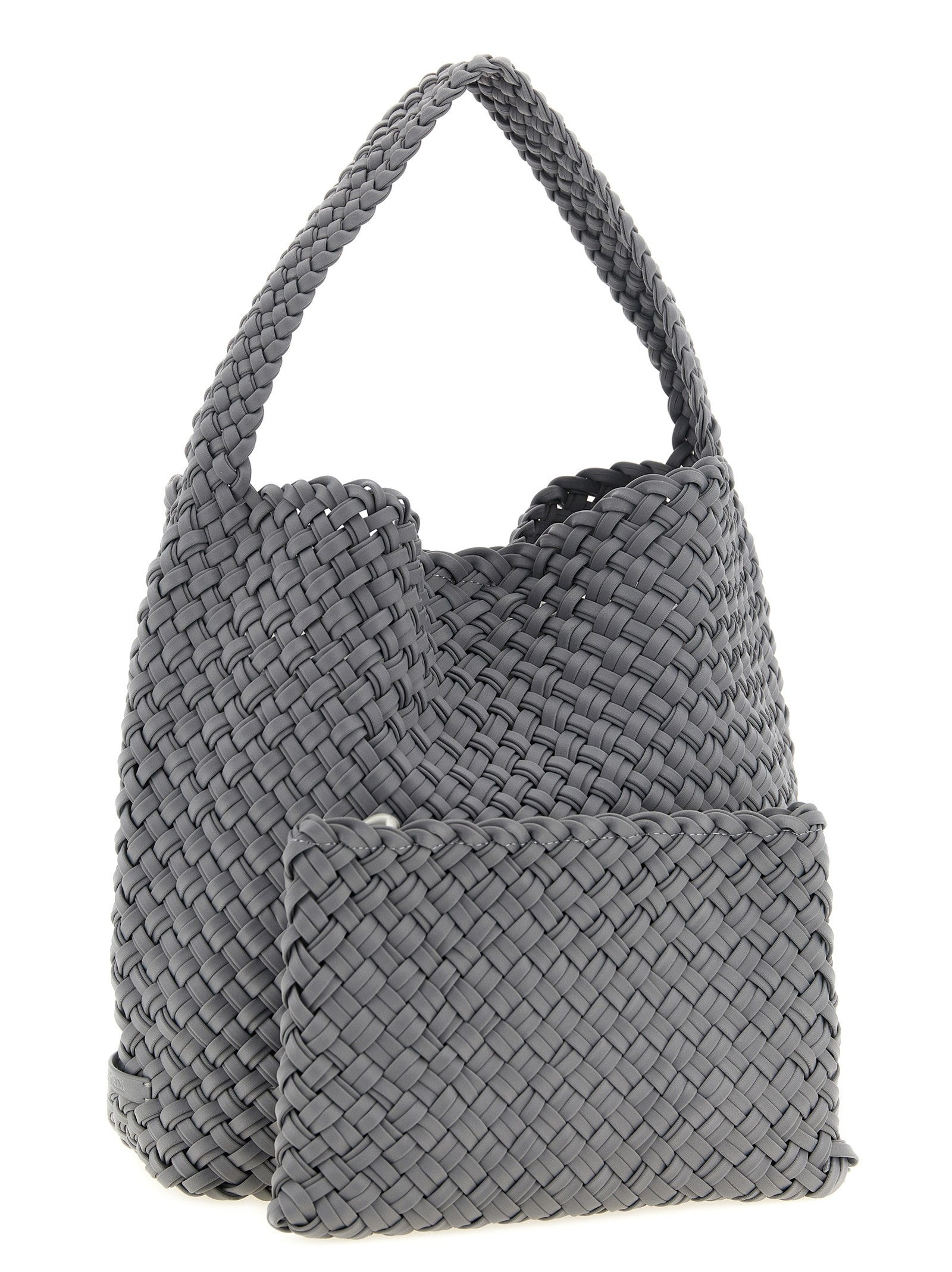 NAGHEDI Nomad Medium Shoulder Bag Grey