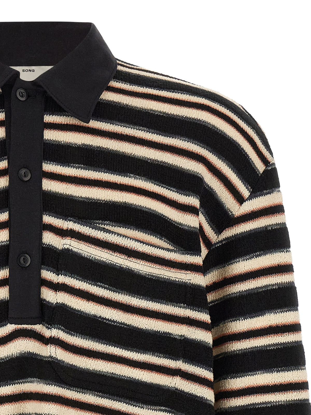 Song For The Mute Nomad Polo Shirt Black