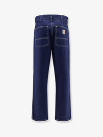 Carhartt Wip Men's Norco Relaxed Straight Fit Trousers Blue