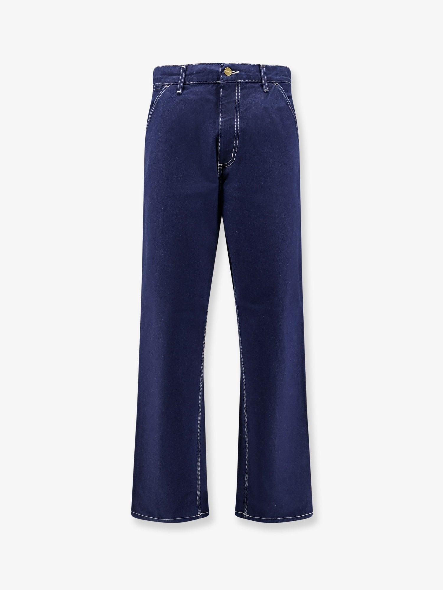 Carhartt Wip Men's Norco Relaxed Straight Fit Trousers Blue