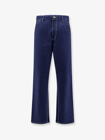 Carhartt Wip Men's Norco Relaxed Straight Fit Trousers Blue