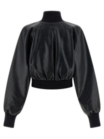 NORMA KAMALI - NORMA KAMALI - High neck bomber jacket - Women’s Outerwear
