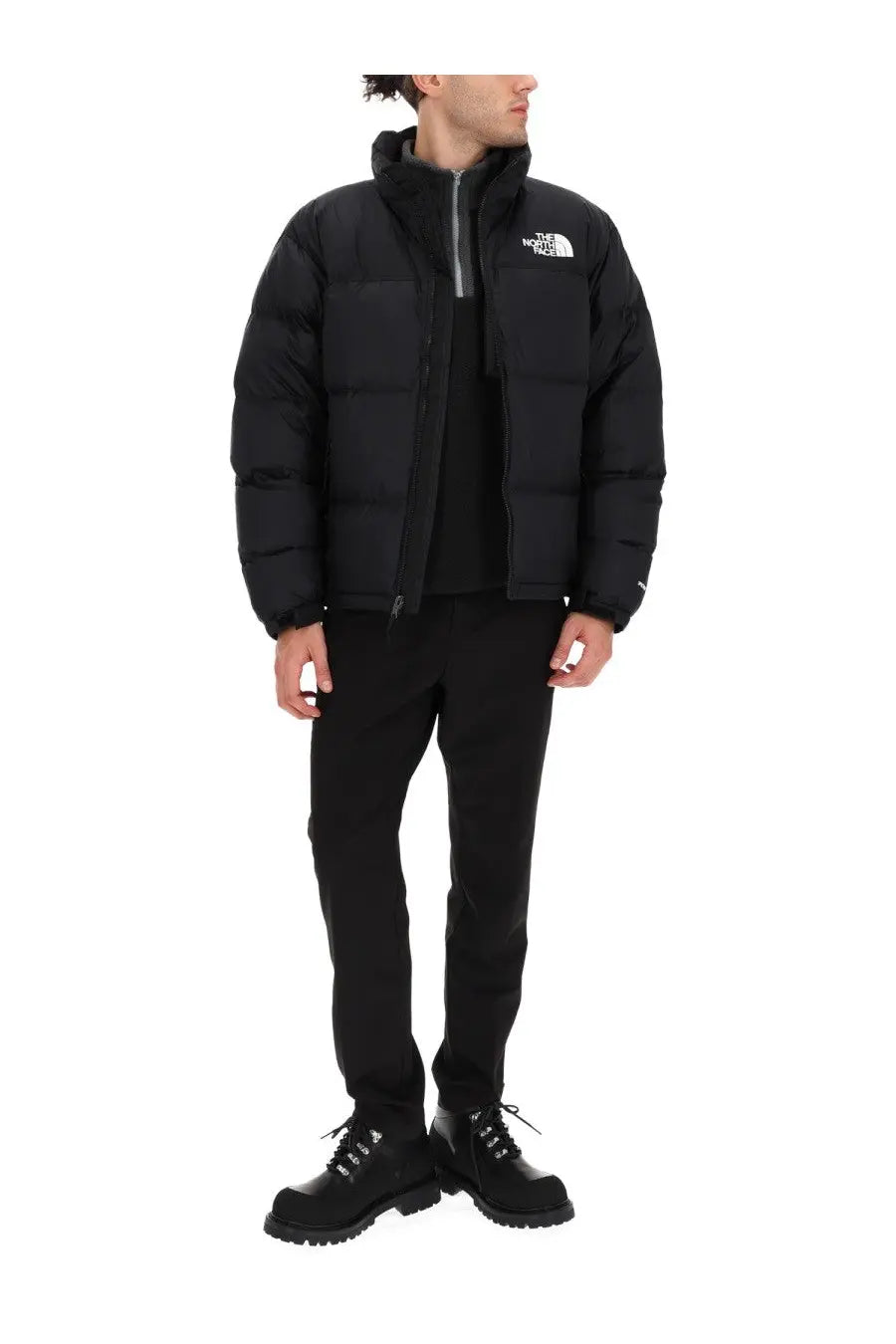 The North Face Men's Retro Nuptse Jacket Black, view 3