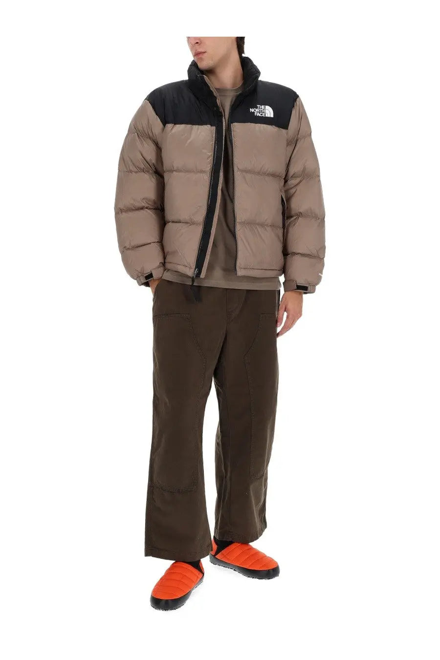The North Face Men's Retro Nuptse Jacket Brown, view 2