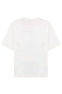 The north face men’s white cotton t-shirt with a relaxed fit and short sleeves for casual wear