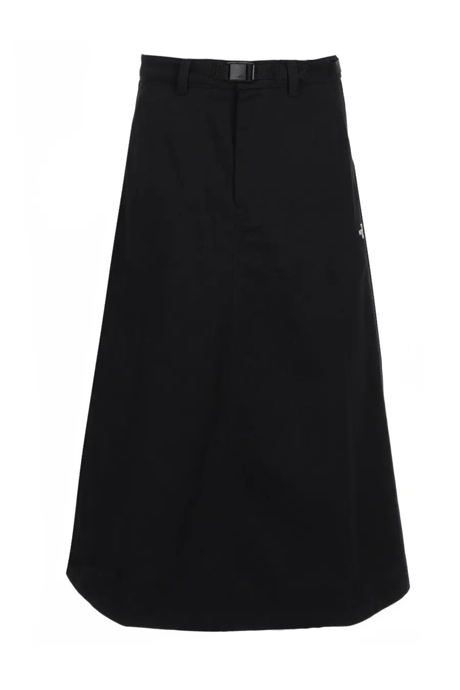 The North Face women’s gonna midi black skirt with high waist and sleek straight-cut silhouette with side seams