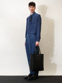 Saint Laurent Men's Bold Shopping Bag Black