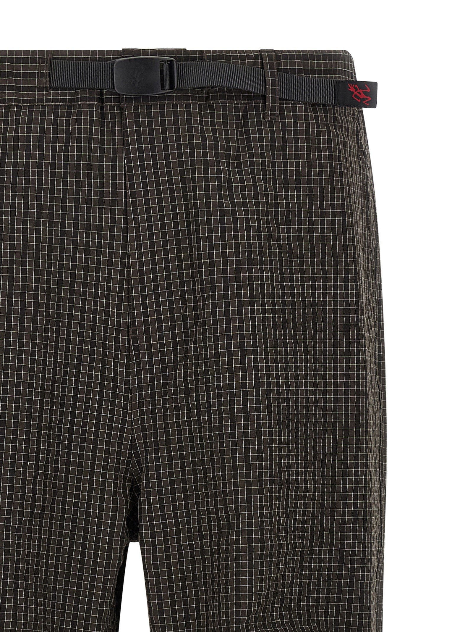 Gramicci Northside Plaid Pants Brown