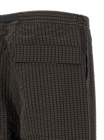 Gramicci Northside Plaid Pants Brown