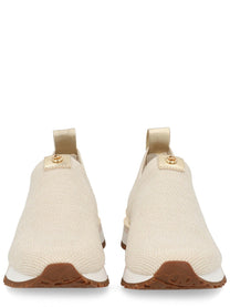 Michael Kors Women's Nova Slip on Sneaker Beige