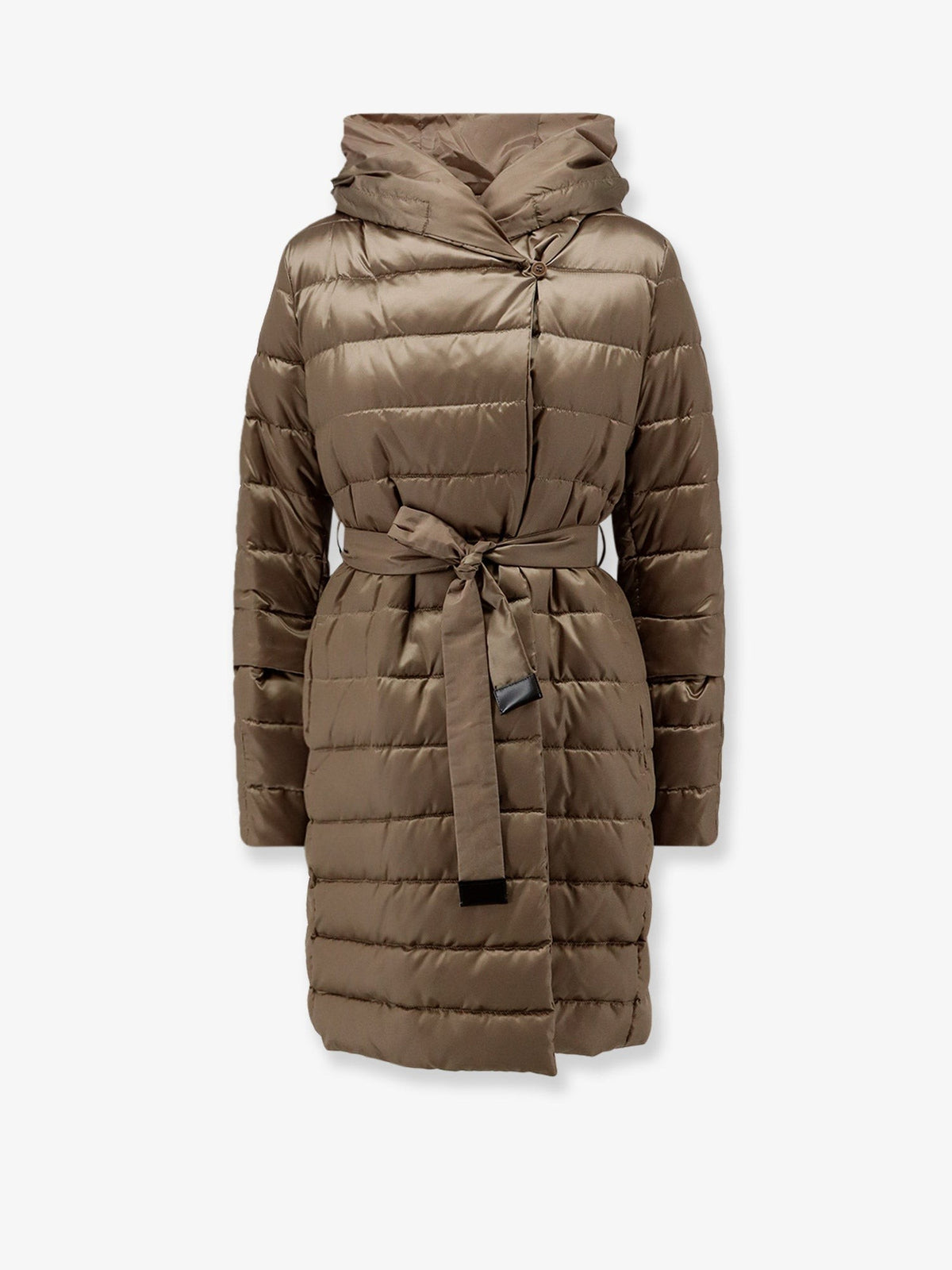 Max Mara The Cube Women's Novef Reversible Water Repellent Satin Down Jacket Beige