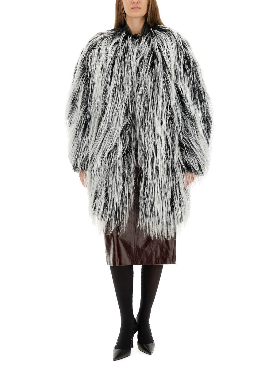 Sportmax Women's Ecofur Jacket Multicolor, view 4