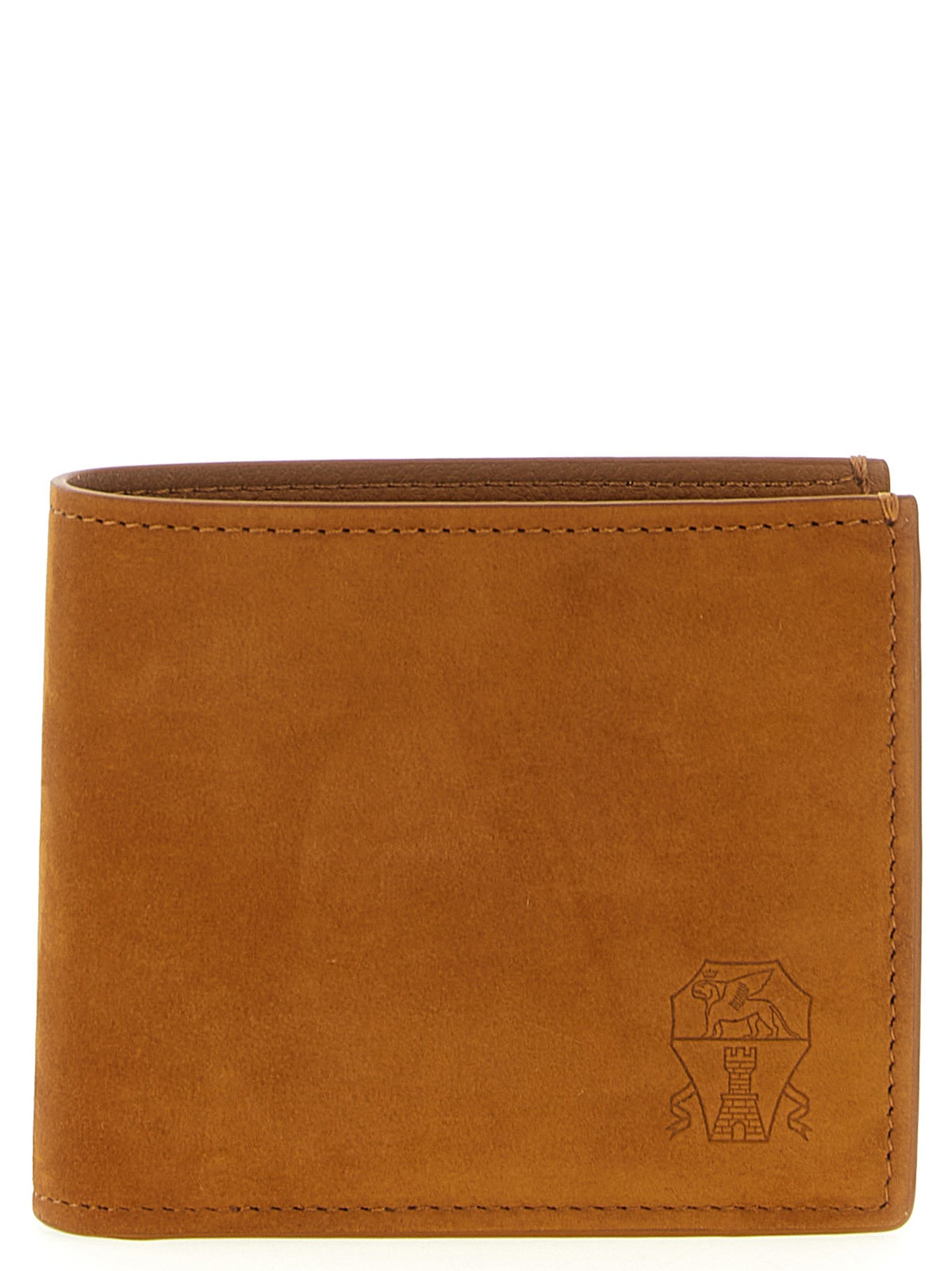 Brunello Cucinelli Nubuck Wallet Brown