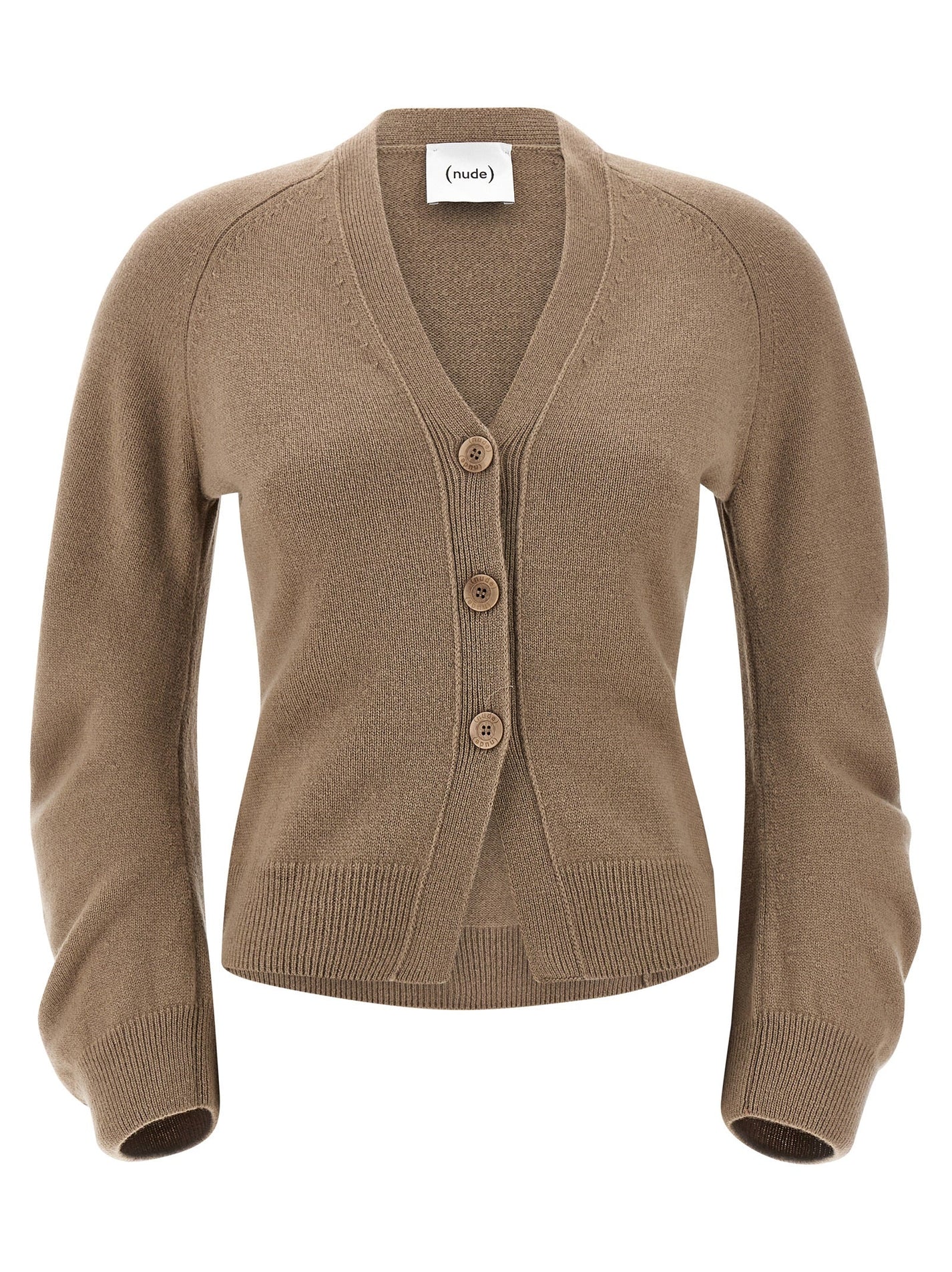 NUDE - NUDE - Curved sleeves cardigan - Women’s Knitwear