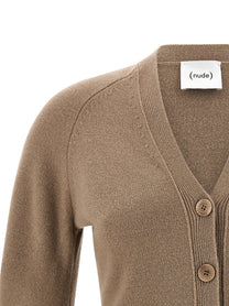 NUDE - NUDE - Curved sleeves cardigan - Women’s Knitwear