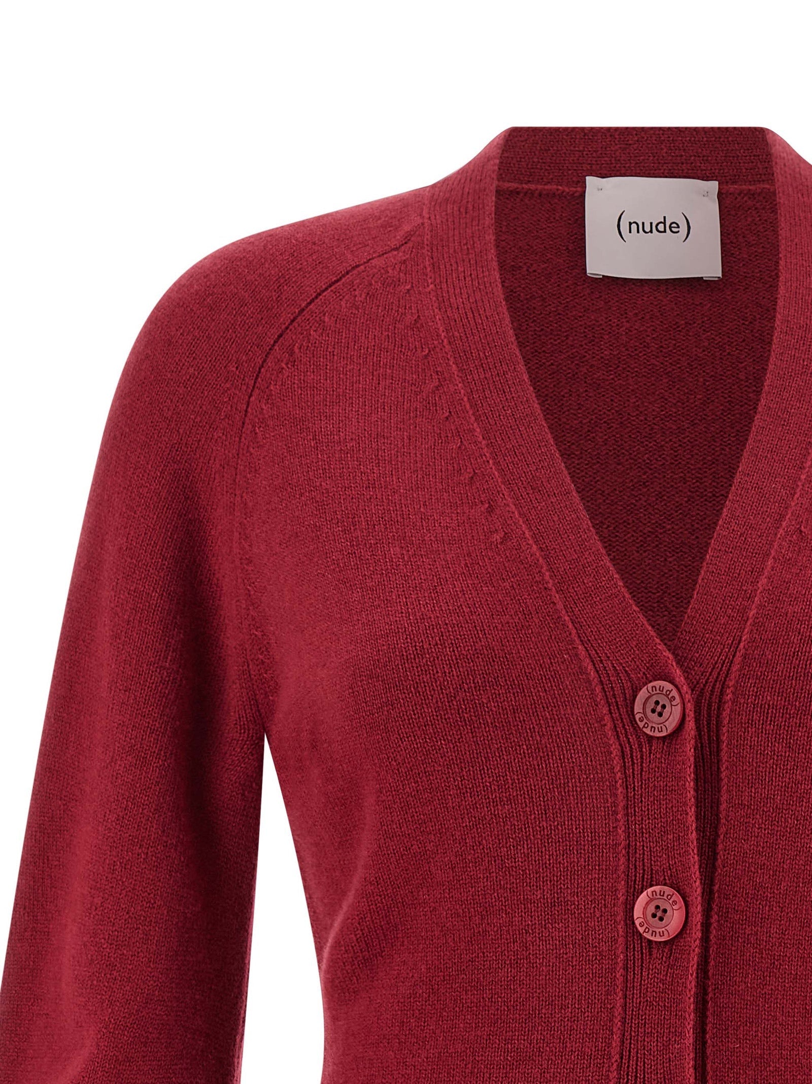 NUDE - NUDE - Curved sleeves cardigan - Women’s Knitwear