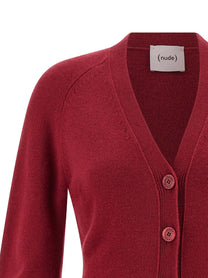 NUDE - NUDE - Curved sleeves cardigan - Women’s Knitwear