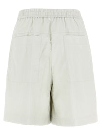 NUDE - NUDE - Leather-effect bermuda shorts - Women’s Clothing