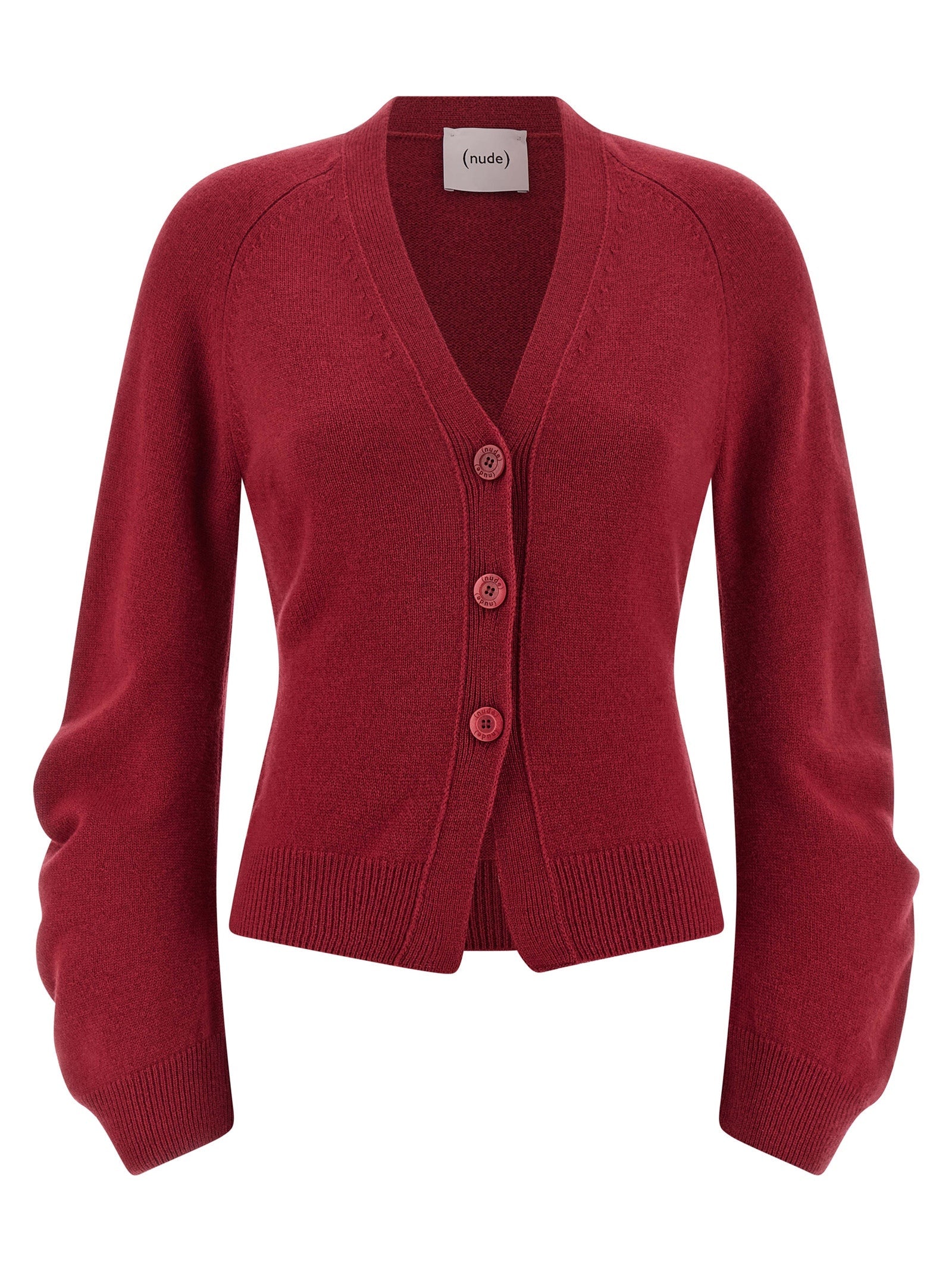 NUDE - NUDE - Curved sleeves cardigan - Women’s Knitwear