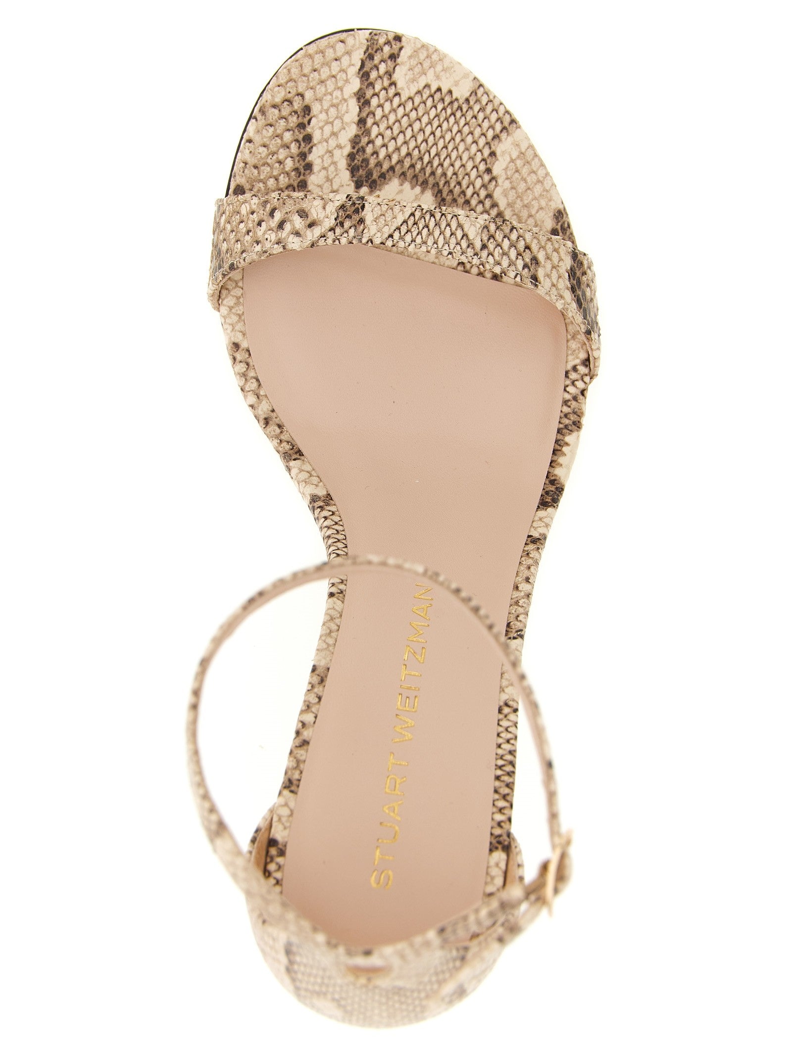 Stuart Weitzman Nudist II Sandals Beige