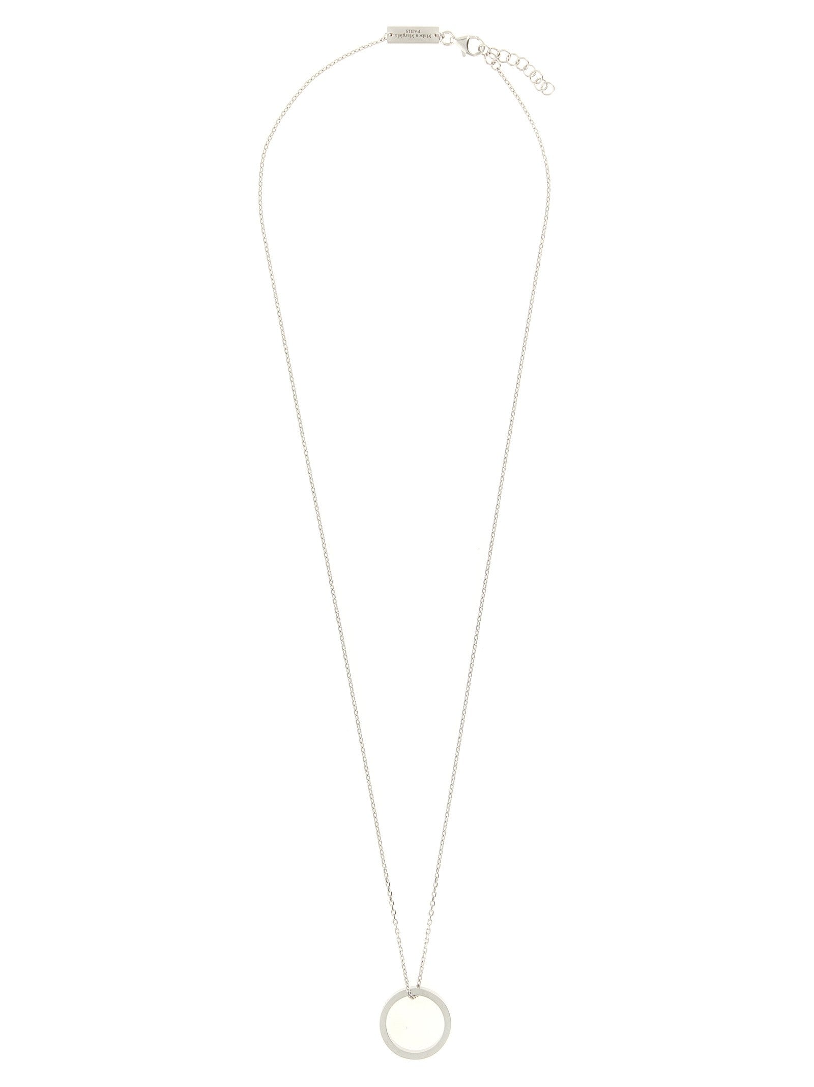 Maison Margiela Number Reference Necklace Silver