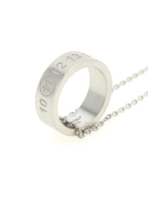 Maison Margiela Number Reference Necklace Silver