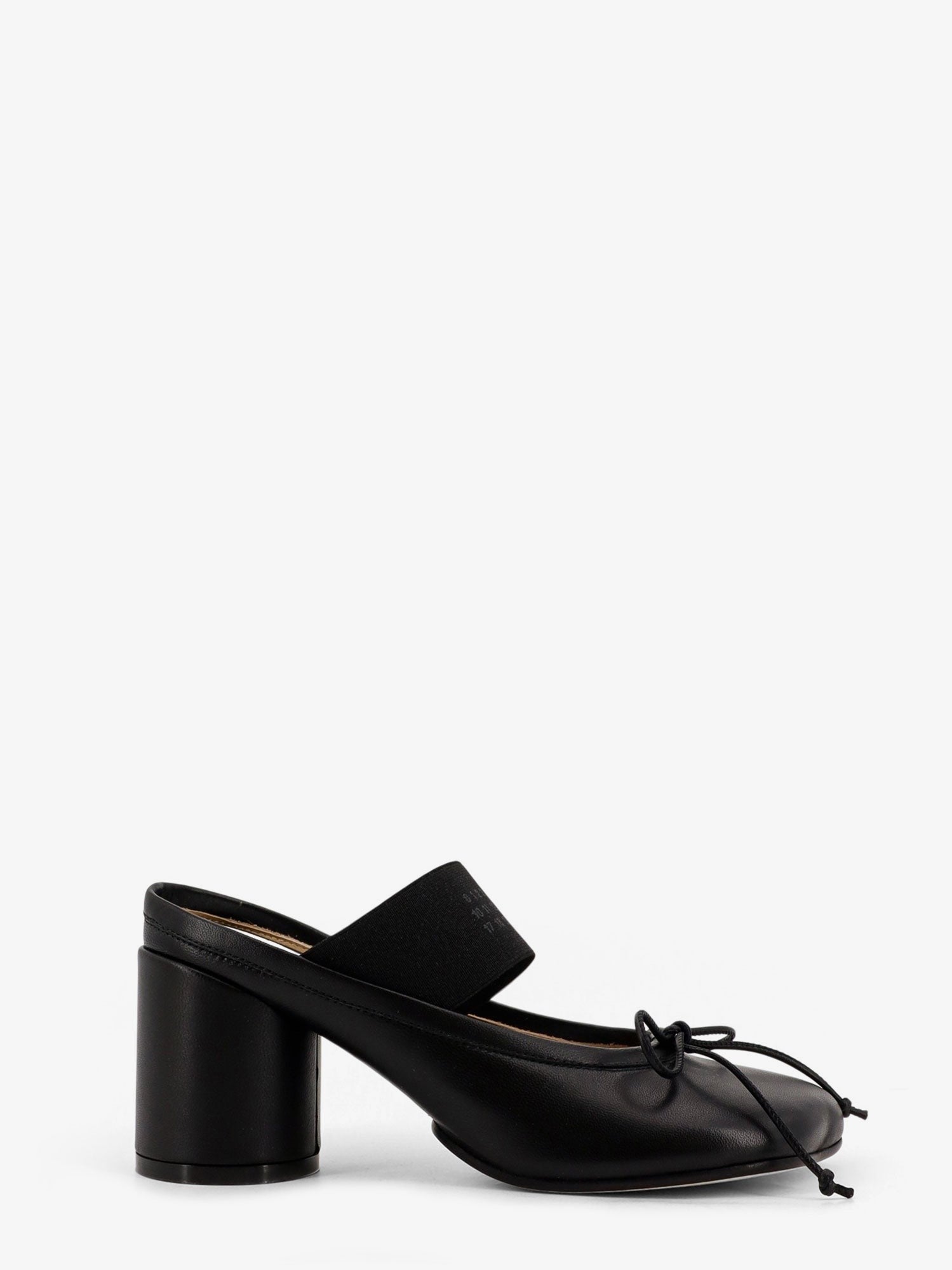MM6 Maison Margiela Women's Numeric Anatomic Leather Sandals Black