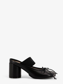 MM6 Maison Margiela Women's Numeric Anatomic Leather Sandals Black