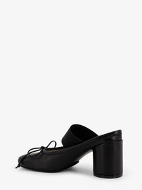 MM6 Maison Margiela Women's Numeric Anatomic Leather Sandals Black