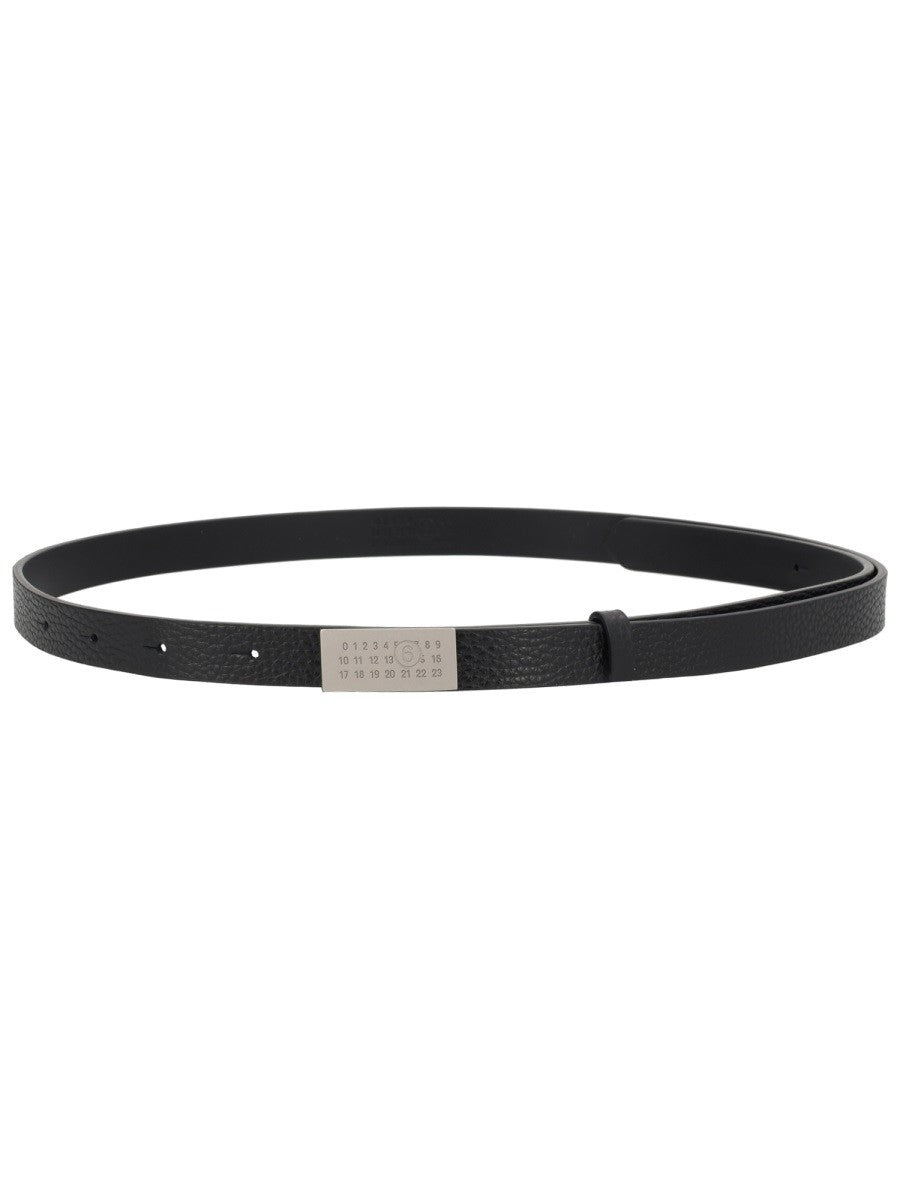 MM6 Maison Margiela Women's Numeric Belt Black MM6 Maison Margiela