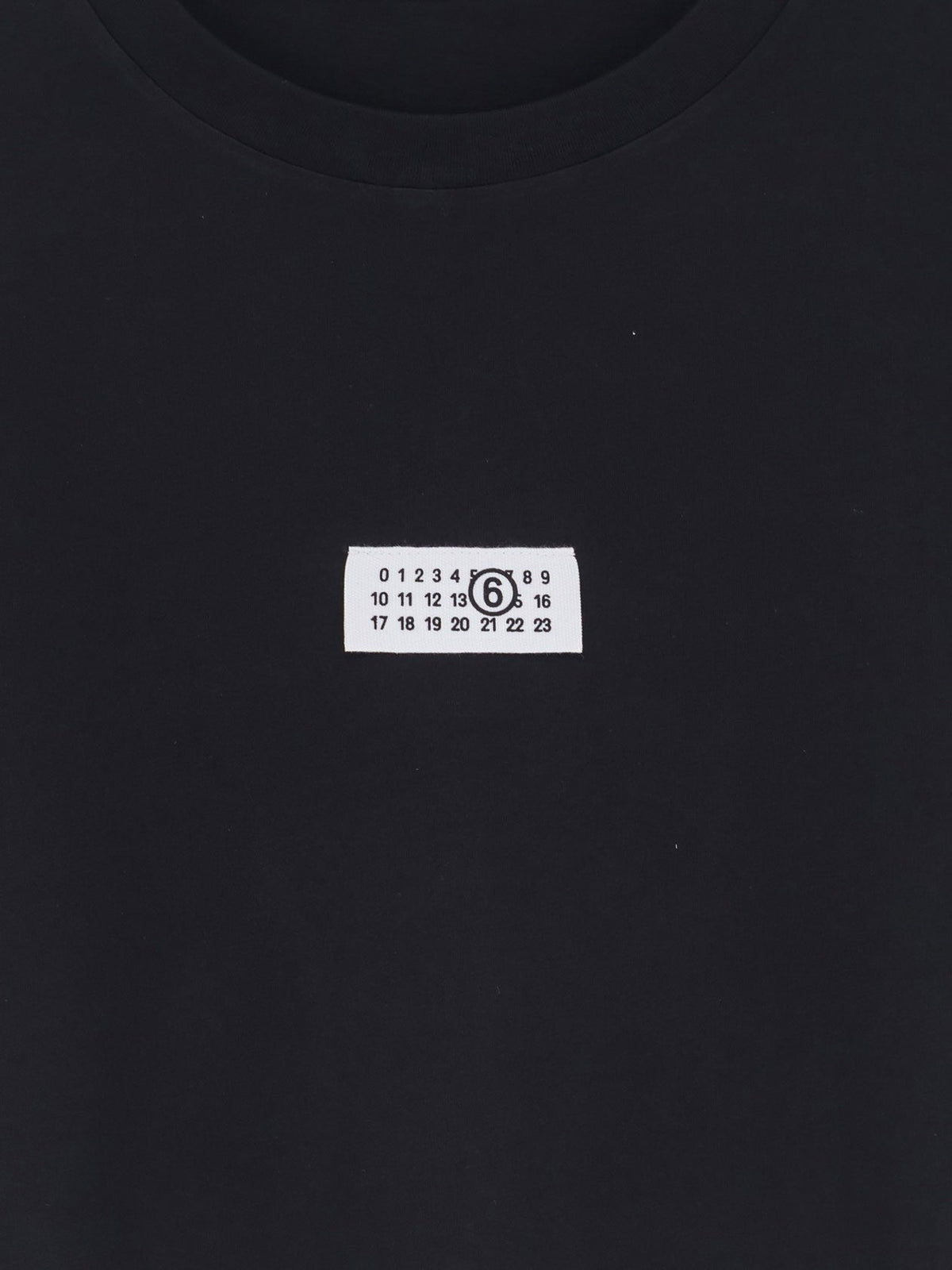 MM6 Maison Margiela Men's Numeric Cotton Shirt Black, view 3