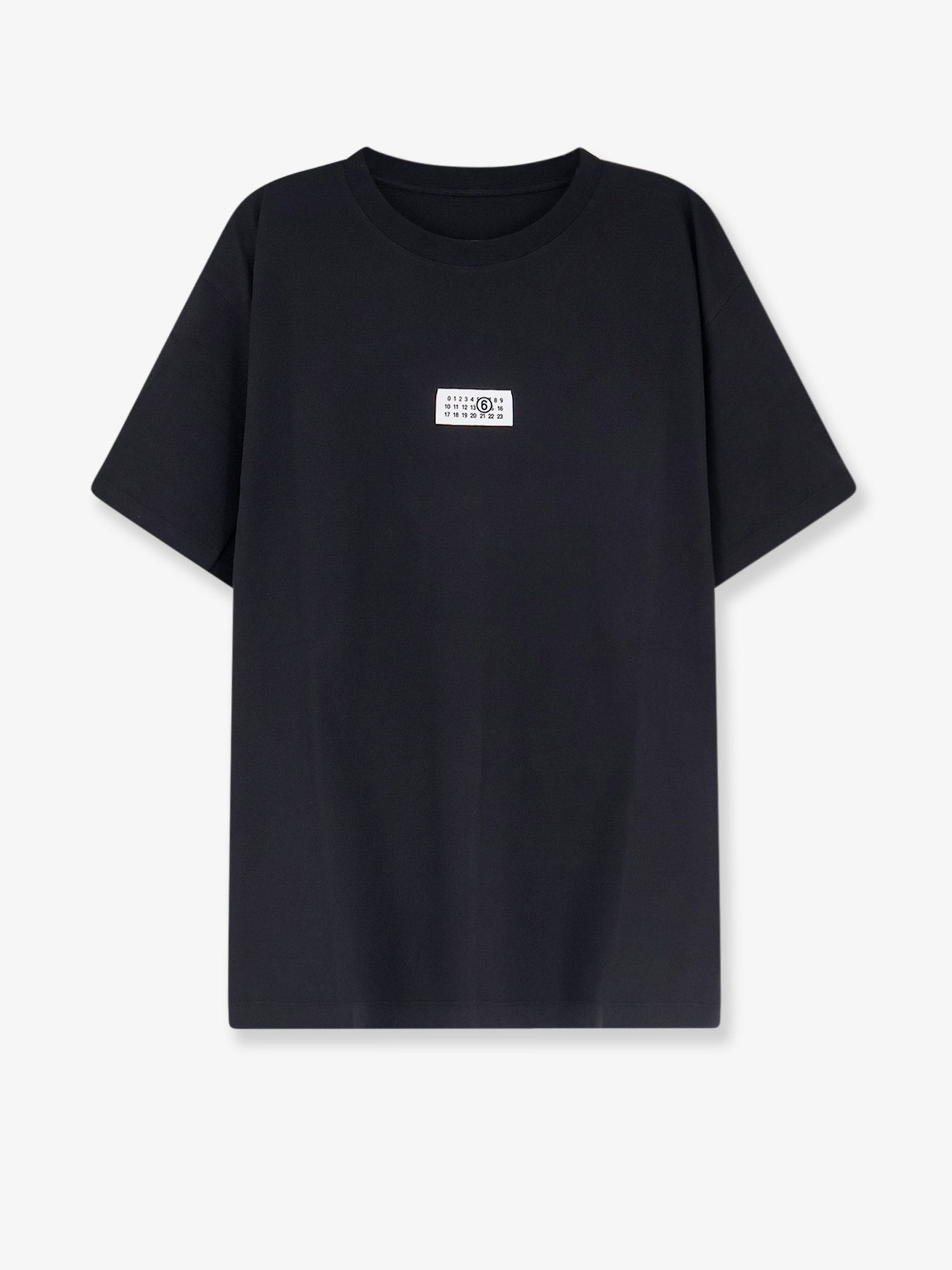MM6 Maison Margiela Men's Numeric Cotton Shirt Black