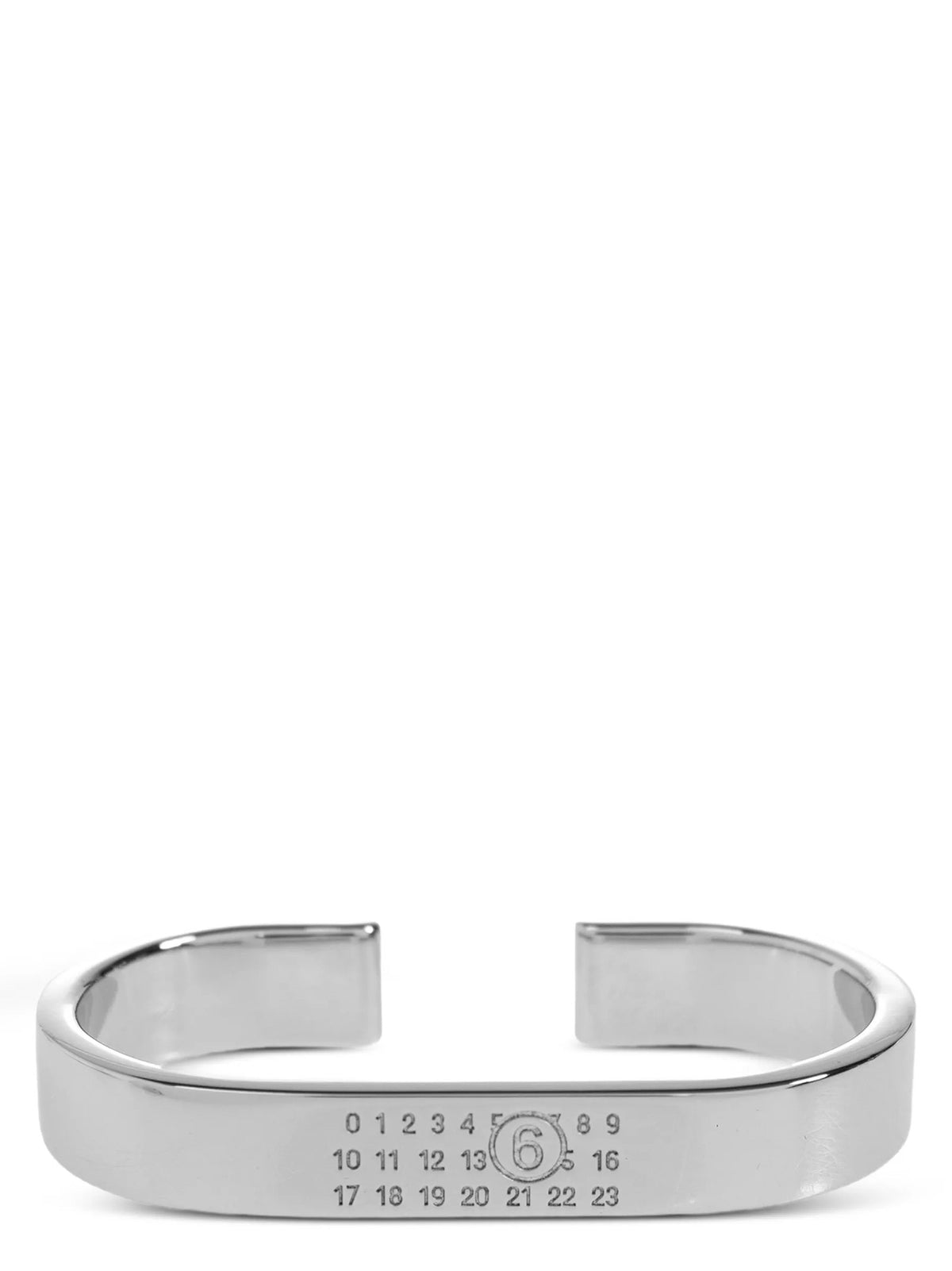 MM6 Maison Margiela Numeric Doppio Ring Silver