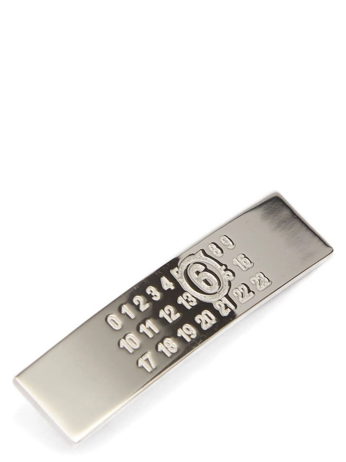 MM6 Maison Margiela Numeric Hair Clip Silver