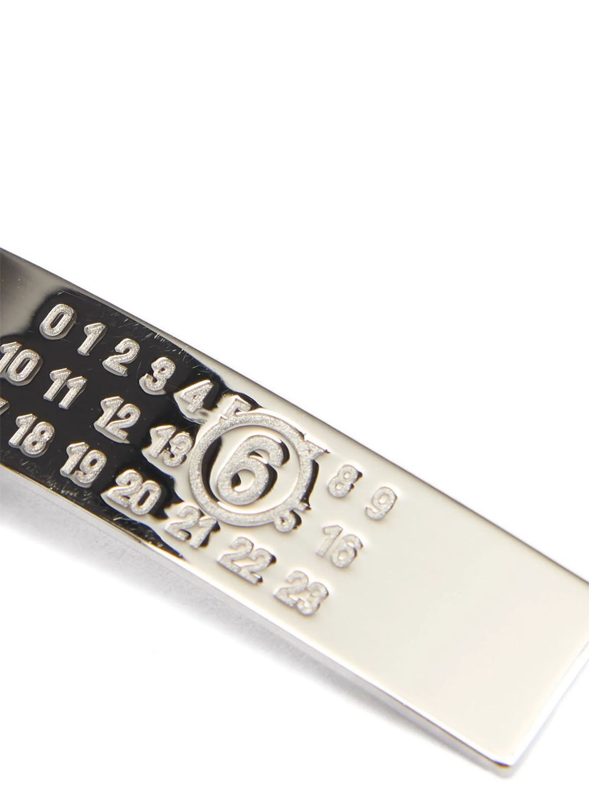 MM6 Maison Margiela Numeric Hair Clip Silver