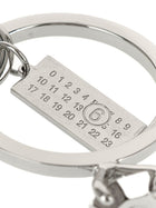 MM6 Maison Margiela Numeric Keyring Silver