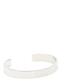 MM6 Maison Margiela Numeric Minimal Signature Bracelet Silver, view 2