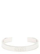 MM6 Maison Margiela Numeric Minimal Signature Bracelet Silver