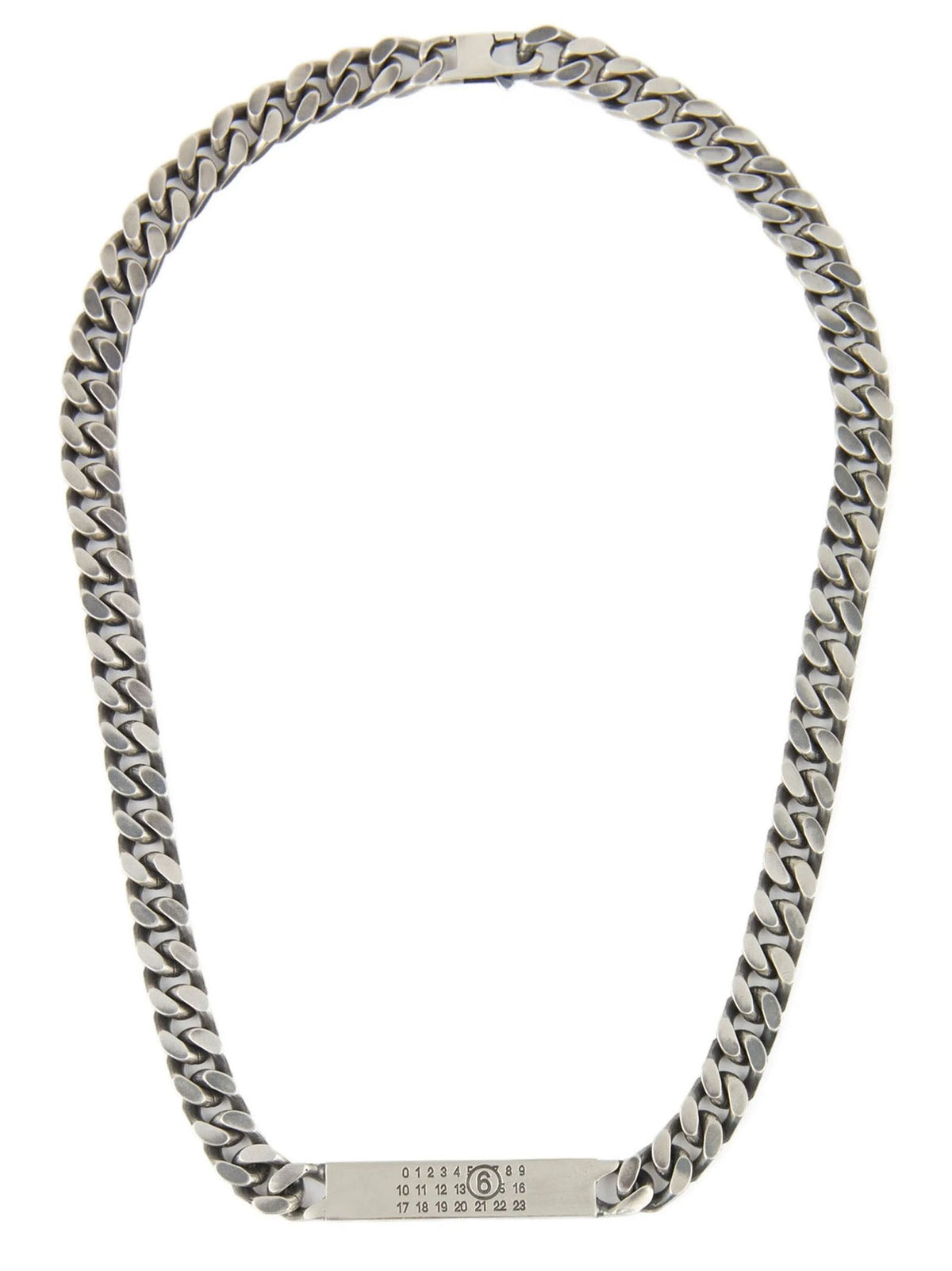 MM6 Maison Margiela Numeric Necklace Silver