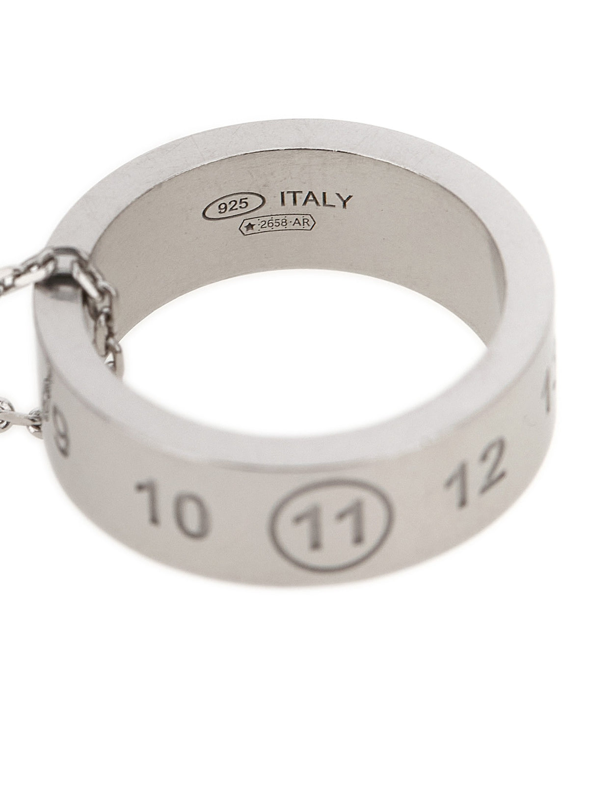Maison Margiela Numeric Necklace Silver, view 3
