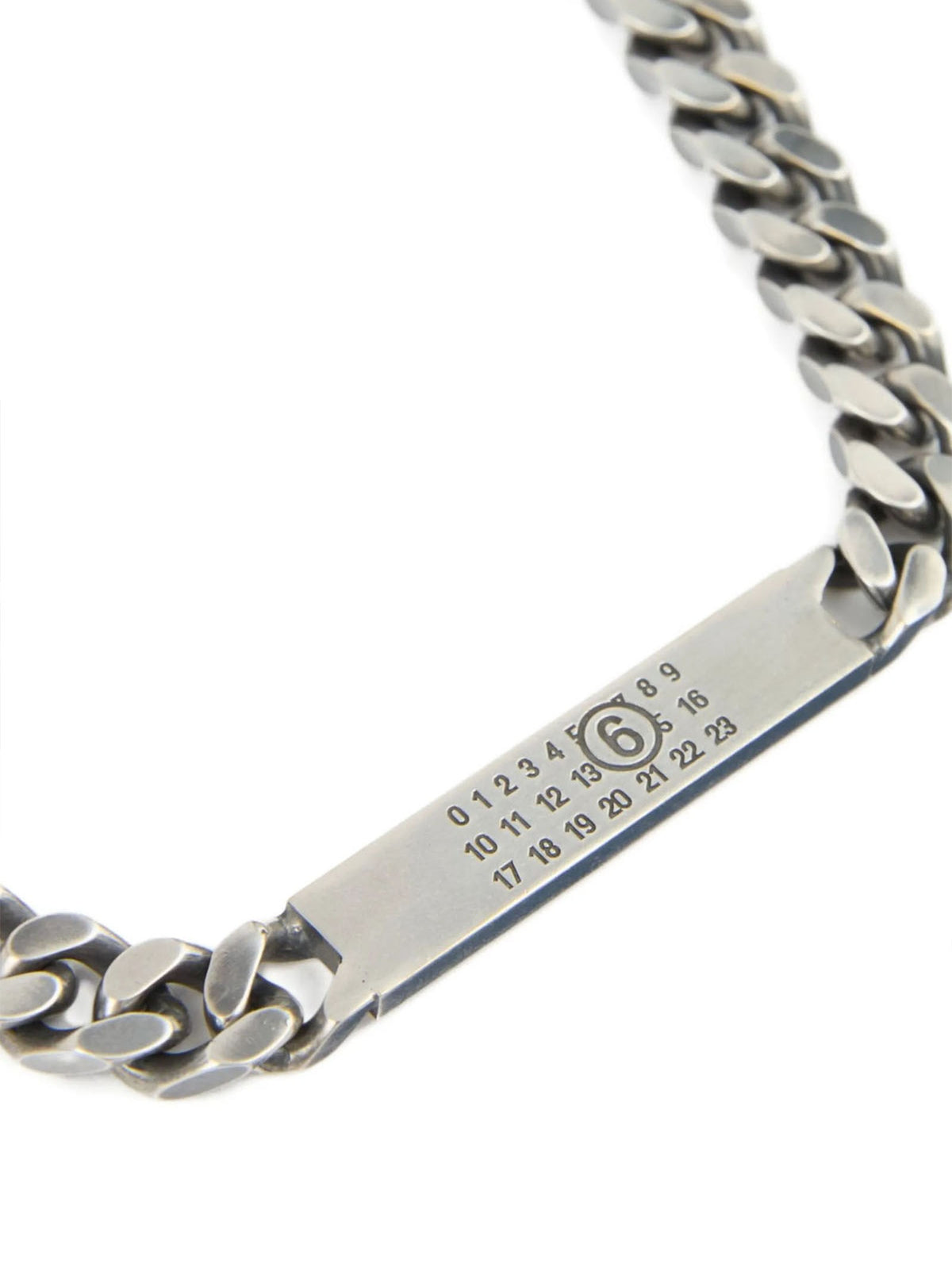 MM6 Maison Margiela Numeric Necklace Silver